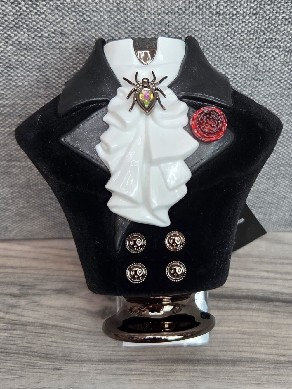 Bath & Body Works Wallflowers Light Up Tuxedo Spider Plug • Halloween • NWT